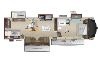 2022 Highland Ridge RV Open Range OF374BHS
