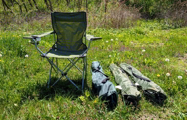 Four collapsible camping chairs are included; however, see add-ons to select the desired number.