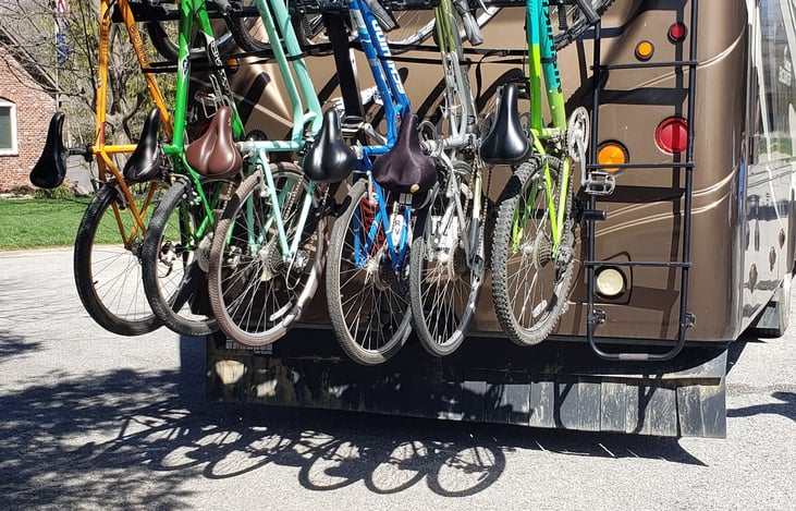 Optional Bike rack available