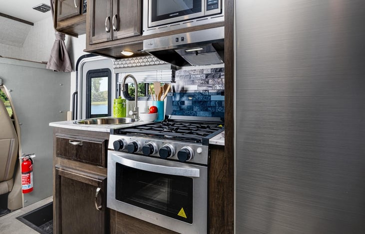 Stove and Microwave Oven