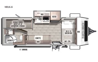 Cozy Home on Wheels: Lightweight Travel Trailer