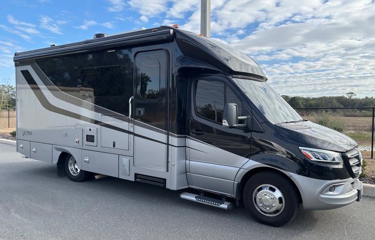 Front cabin completely tinted reducing sunlight and heat!