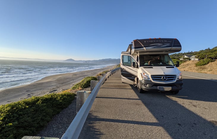 Quick, Efficient and Maneuverable.
Also Good Looking Motorhome.