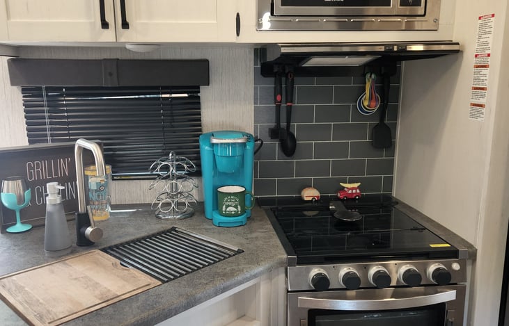 Keurig machine included!