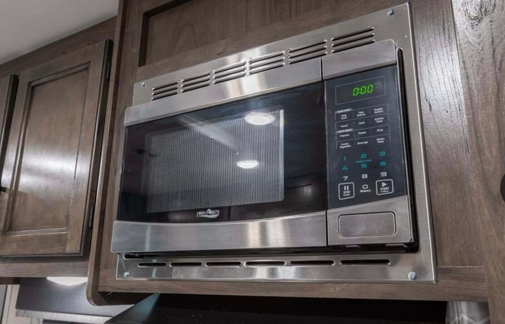 Great for warming up leftovers or making popcorn for the kids.