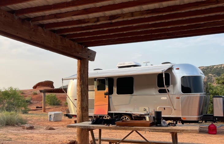 This custom DFW luxury trailer, by Journey On RV Rental  is road trip ready and easy to tow, making it the perfect landing spot for your next travel adventure. Freedom at its finest! Rent Lily today!