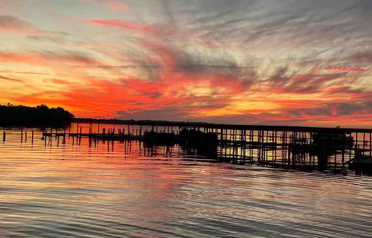 Port Cove Sunset made from Heaven