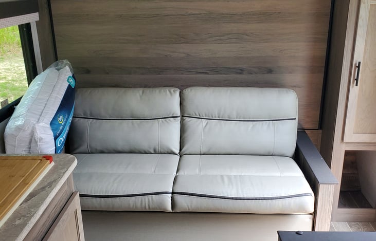 sofa can be used as sleeping areas once pulled out
