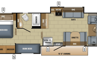 "Jupiter" the Bunkhouse Motorhome | Sleeps 8