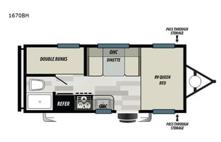 Cozy, comfy travel trailer