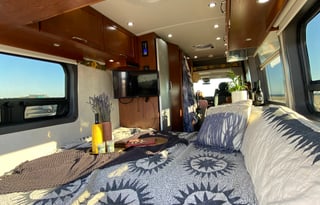 Luxury Camper Van | King Bed, Bathroom, Generator