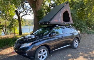 Lexus RX 350 AWD RoofNest Falcon pop top camper