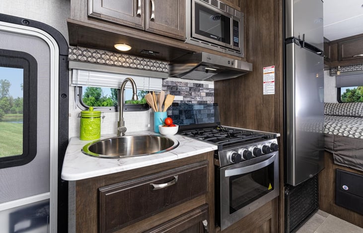 Gally Kitchen equipped with