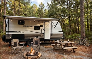Sports fan Tournament ready Forest River Ozark RV
