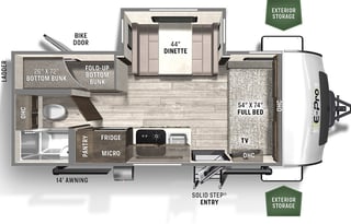 2021 Forest River Flagstaff E-Pro E20BHS