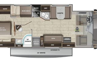 2022 Entegra Coach Odyssey 31F Bunkhouse