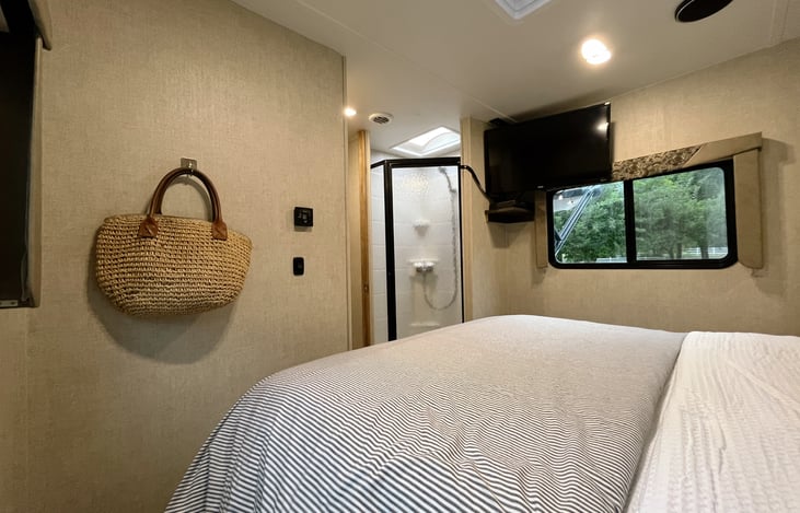 TV in the back bedroom so you can enjoy your own movies