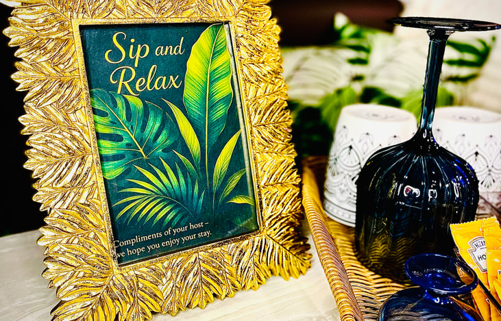 Sip & Relax We'll do all the work!