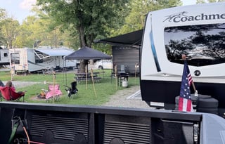 Ryan and Emily’s family friendly camper rental