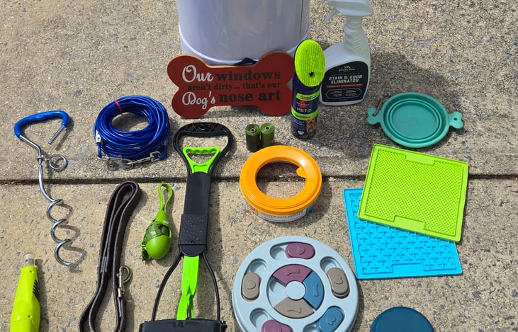 Items included in the Puppy Package.