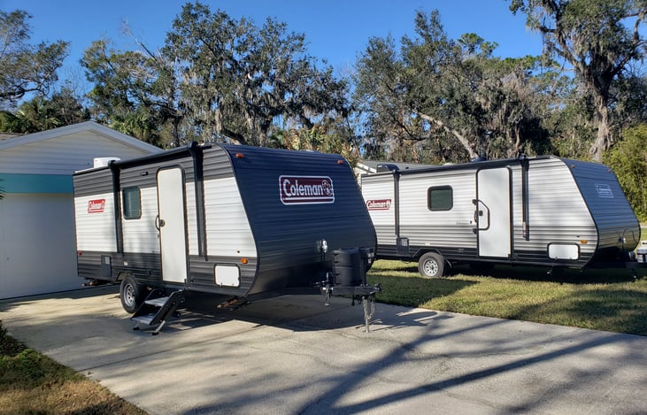 2 of our Coleman 17B side by side