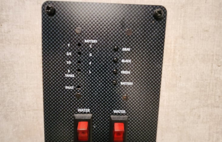 Control Panel located in the bathroom