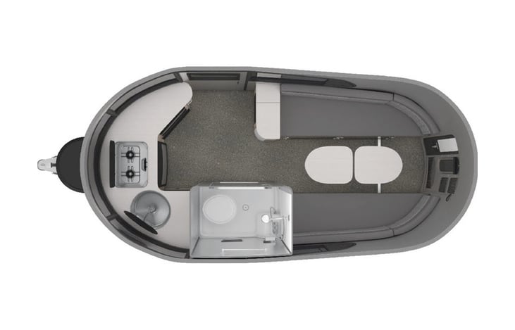 Representative floor plan provided by a trusted RVshare partner.