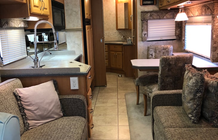 Slides in provides plenty of room to navigate.