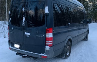 Ready for trekking! Sprinter van with living space