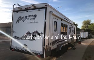 2005 Raptor 34' Toy Hauler, Triple Axle, Sleeps 10