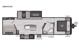 2022 Keystone RV Hideout 30BHKSWE