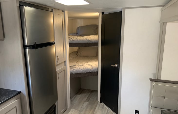 Stainless Steel Fridge with Freezer