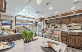 Luxury 2021 Coachmen Mirada Can Sleep up to 7 adults or 8 with kids.