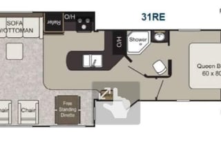 Spacious Pet Friendly Lightweight Passport 31RE