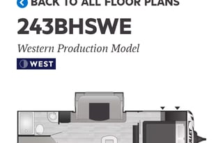 2017 Keystone RV Bullet 243BHSWE
