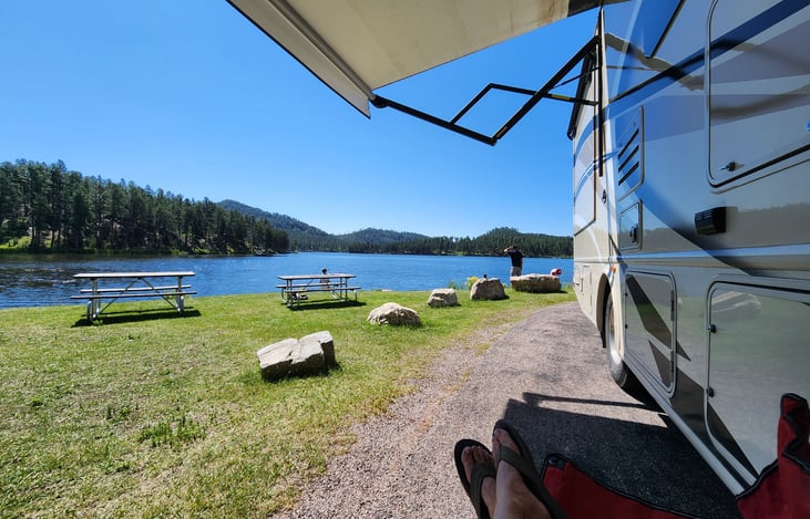 Fishing at Custer State Park, South Dakota