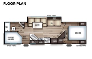 2019 Forest River Cherokee 264 DBH Travel Trailer