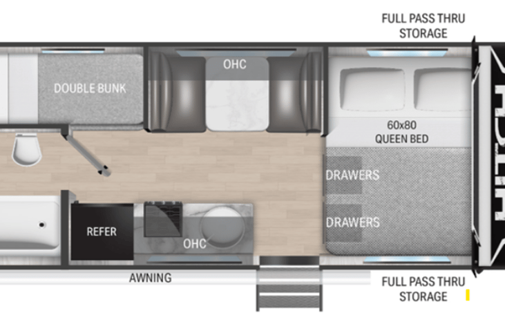 2024 Cruiser Hitch Floor Plan