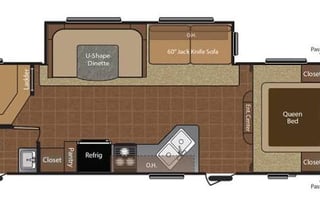 Pet & Family-Friendly 2015 Keystone Hideout 280LHS