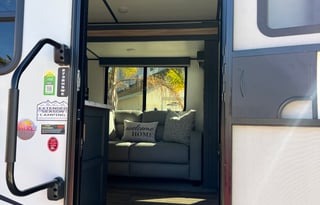 The Farmhouse travel trailer.