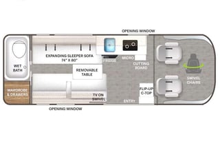 2023 Thor Tellaro 20L Motor Coach - Pet Friendly!