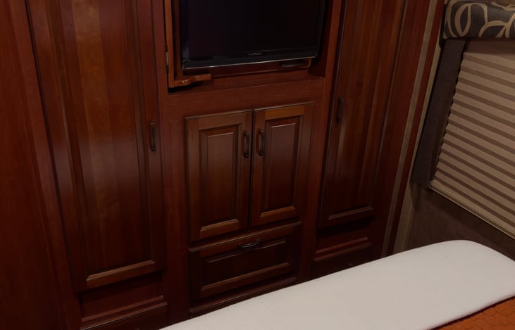 Master Bedroom TV + Closets