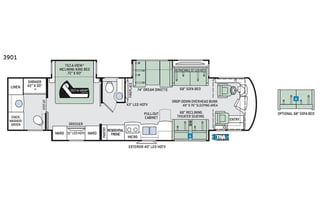 2018 Thor Motor Coach Aria 3901