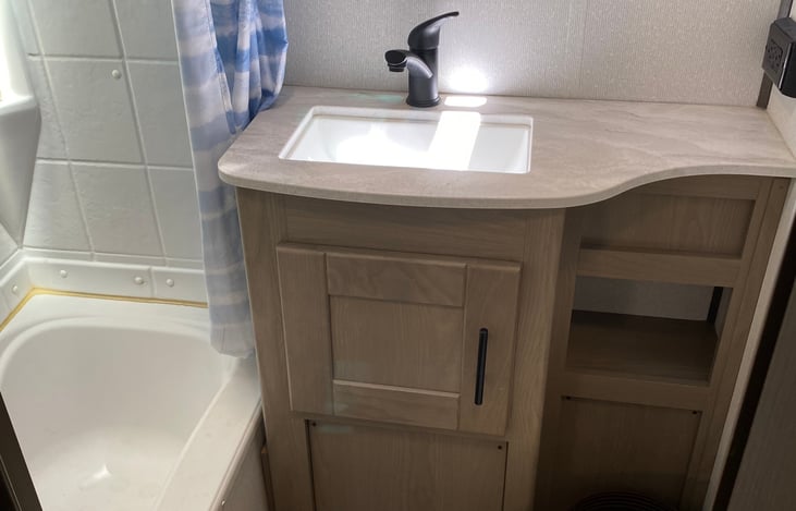 bathtub for the little ones! shower too