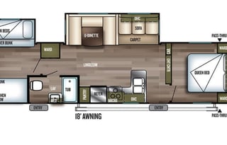 Ultimate bunkhouse w/2 bedrooms & outdoor kitchen