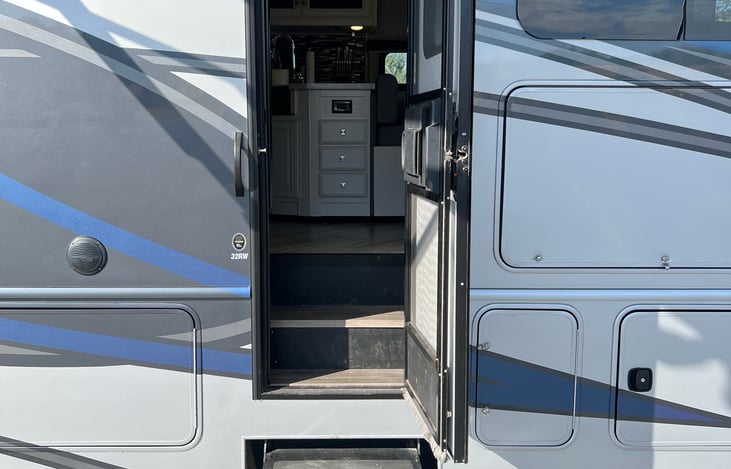 The view as you enter the coach