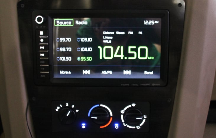 Radio, Bluetooth, Cameras, and A/C Unit