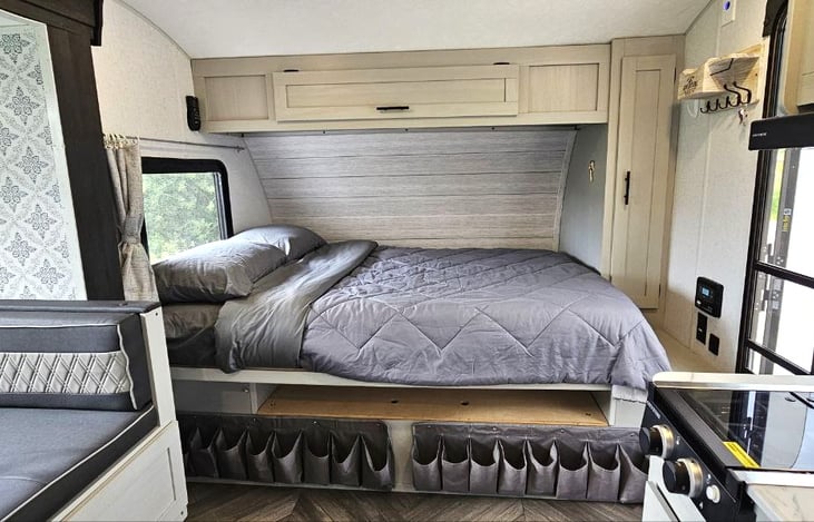 Currently  the bed doesn't fold up to convert in to the sitting area  due  to upgraded residential memory  foam mattress.