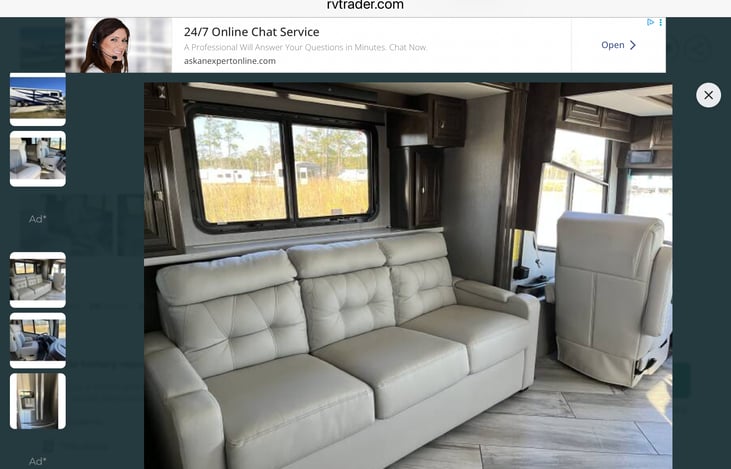 Sofa with Queen size bed inside.