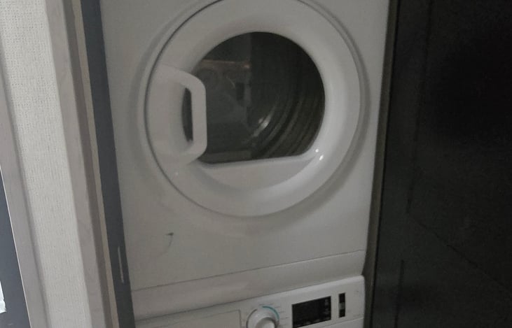 stacked washer and dryer